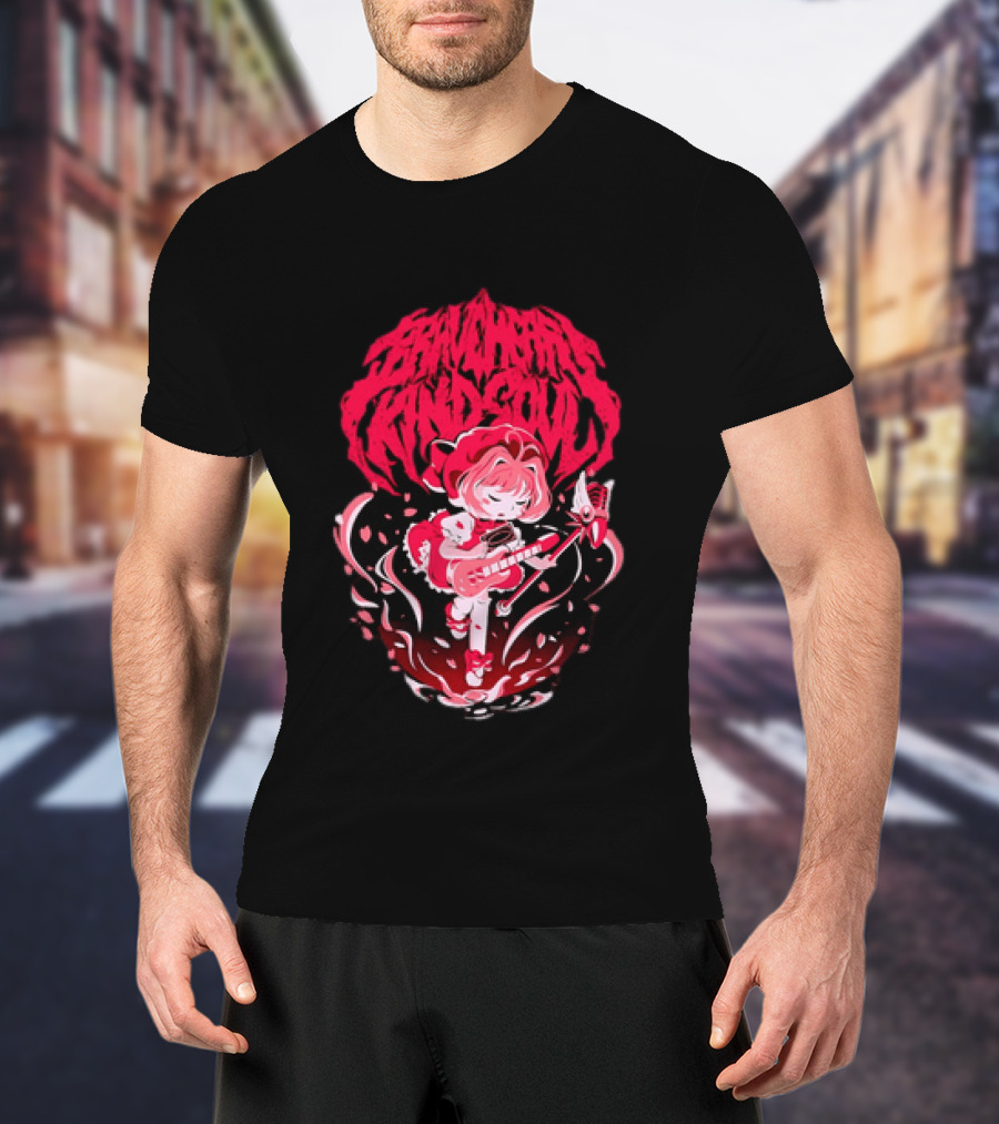 Sakura Kinomoto Braveheart Kind Soul Anime Magic Wand Girl T-Shirt