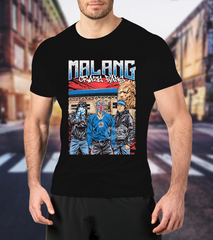 Malang Crazy Fans Stadion Kanjuruhan Arema Football Club T-Shirt