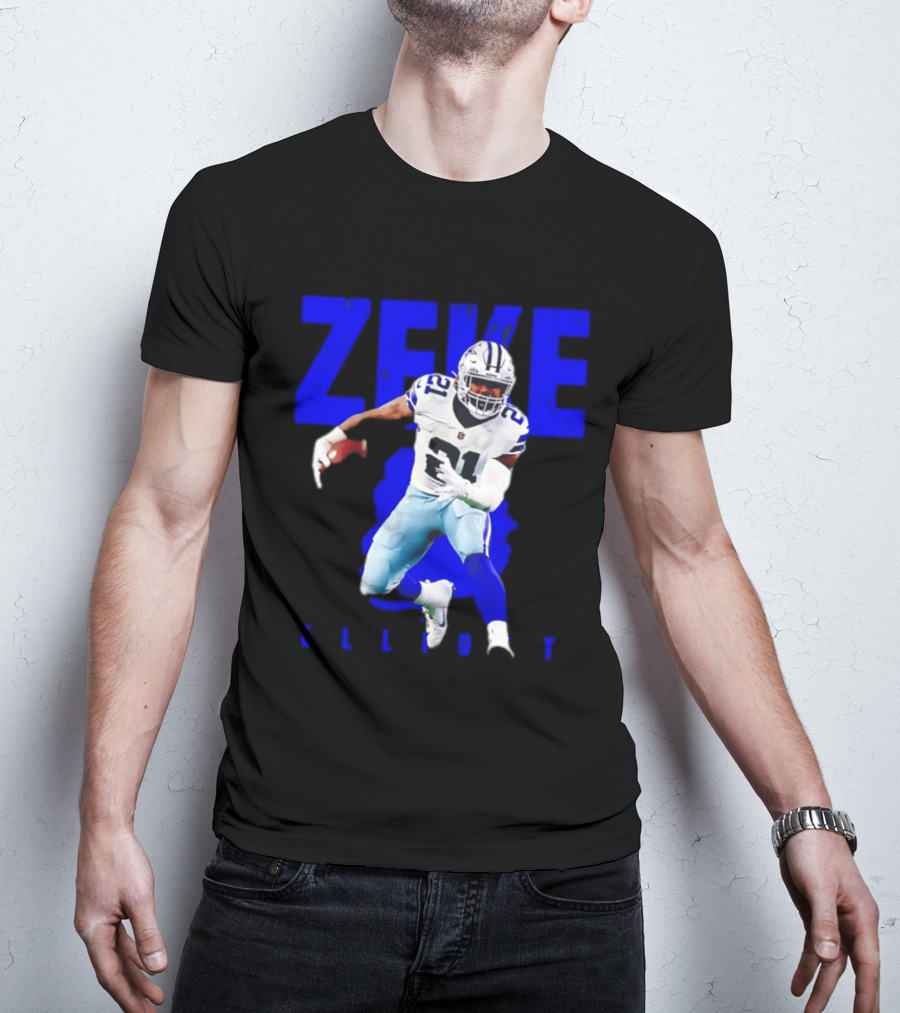 Dallas Cowboys Ezekiel Elliott Running Zeke 21 T-Shirt