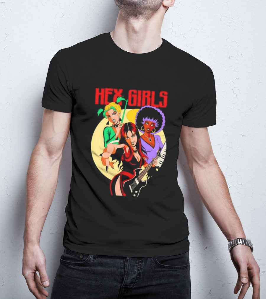 Hex Girls Scooby Doo Band Thorn Luna Dusk Animated Musical Trio T-Shirt