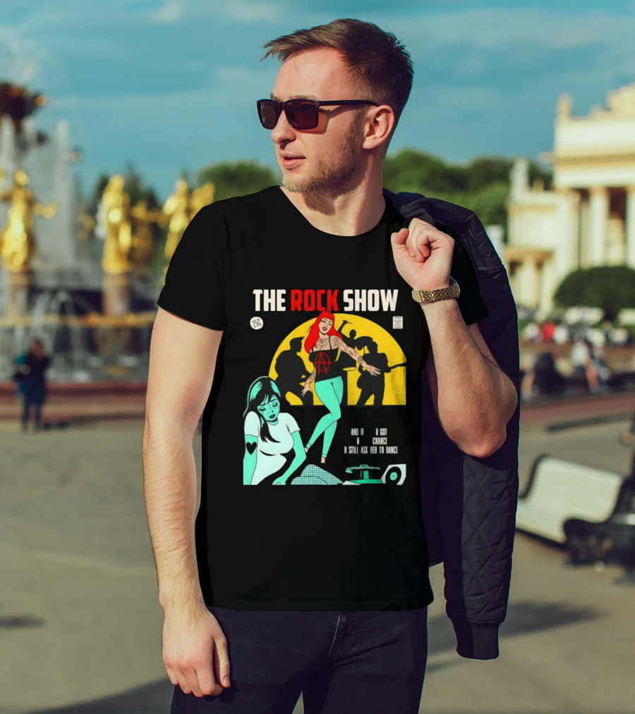 The Rock Show Comic Dance Chance Anarchy Girl Silhouette Scene T-Shirt