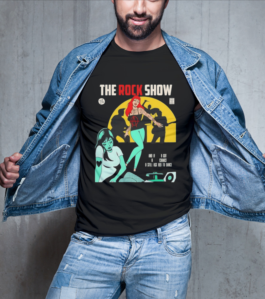 The Rock Show Comic Dance Chance Anarchy Girl Silhouette Scene T-Shirt