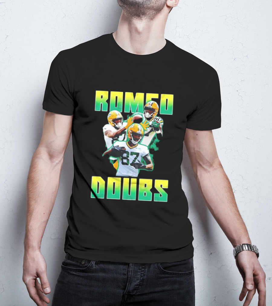 Green Bay Packers Football Romeo Doubs 87 Packers T-Shirt