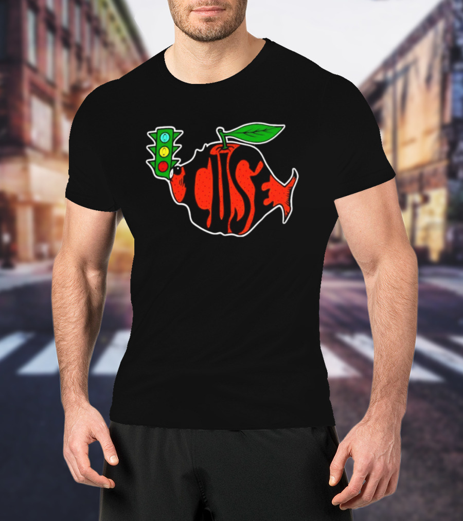 Phish Orange Fruit Shaped Fish Traffic Light Concert T-Shirt