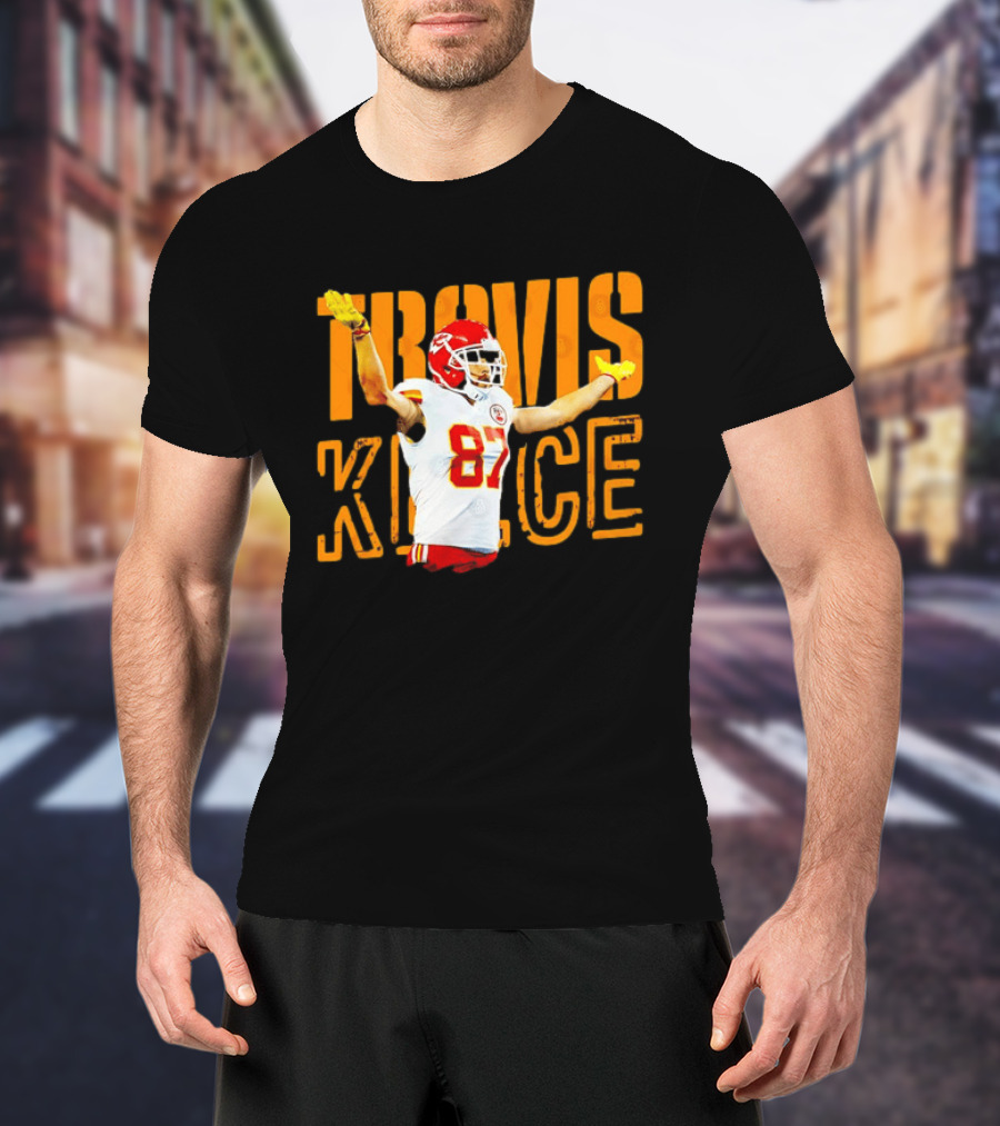 Travis Kelce 87 Kansas City Chiefs Football T-Shirt