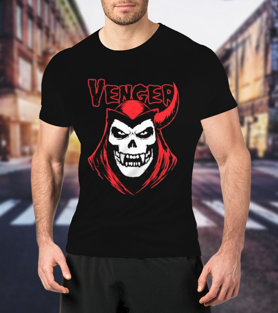 Venger Dungeons And Dragons Evil Villain Skull T-Shirt