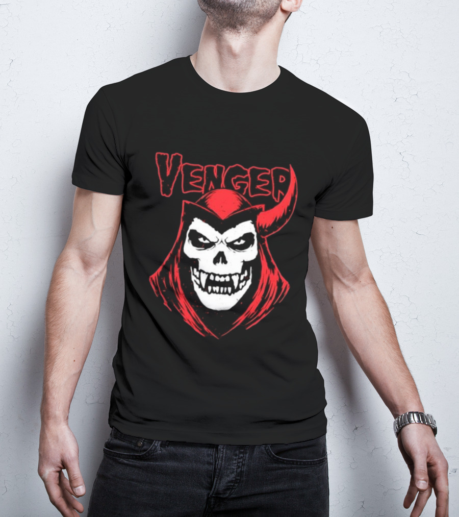 Venger Dungeons And Dragons Evil Villain Skull T-Shirt