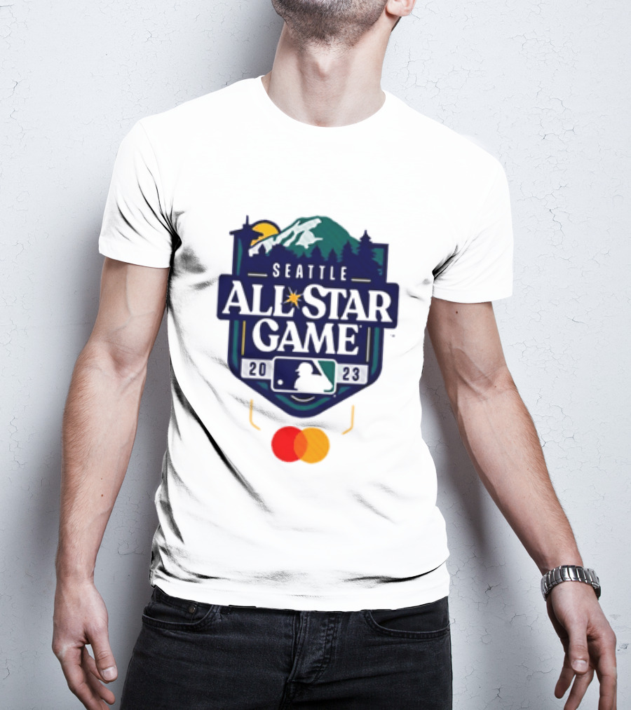 Seattle 2023 MLB All Star Game Baseball Mastercard T-Shirt