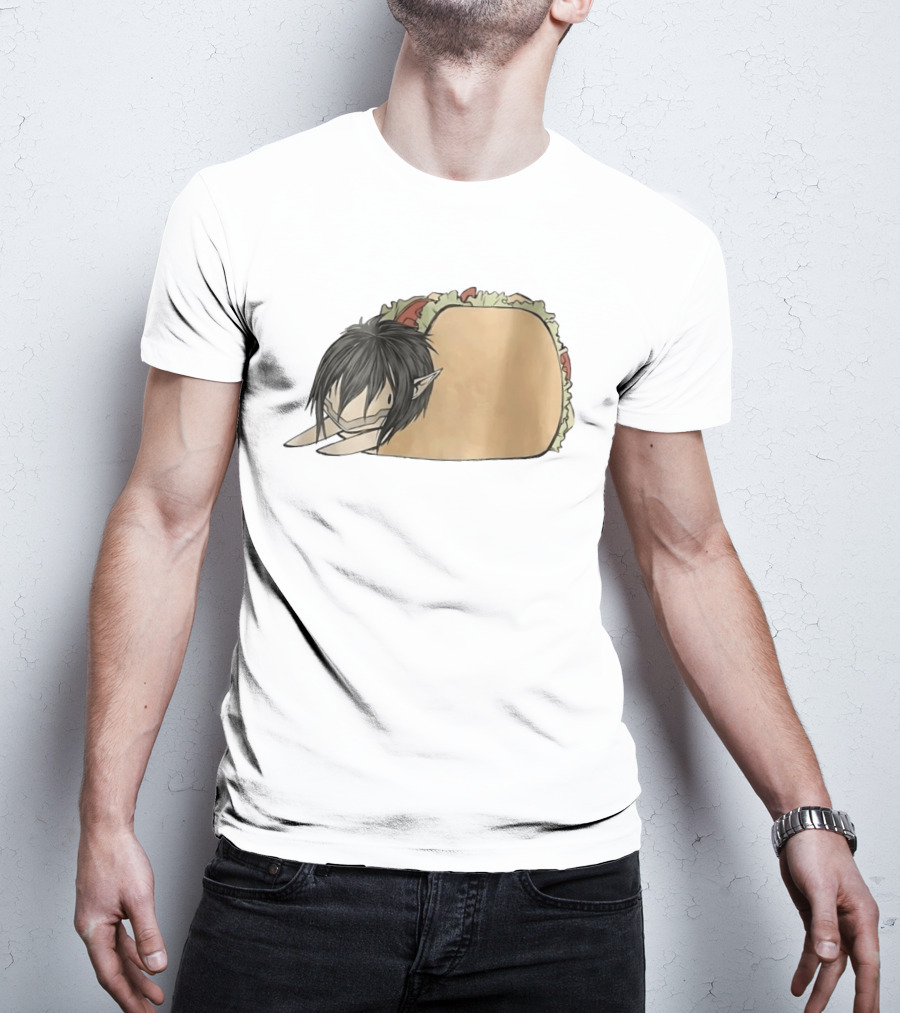 Attack On Titan A Taco On Titan Anime Mashup T-Shirt