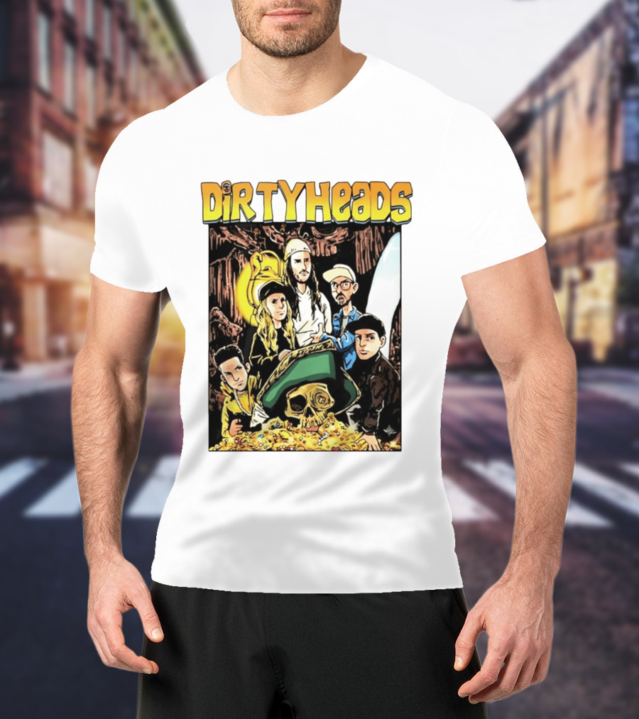 Dirty Heads Goonies Treasure Cave Adventure Tour 2024 T-Shirt