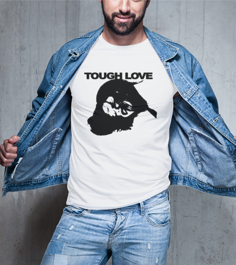 Tough Love Skull With Barbed Wire T-Shirt