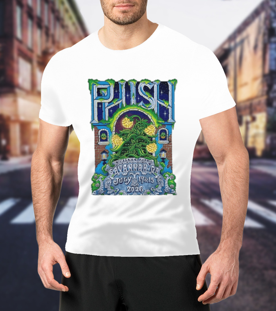 Phish Enmarket Arena Savannah Georgia July 14 15 2026 T-Shirt