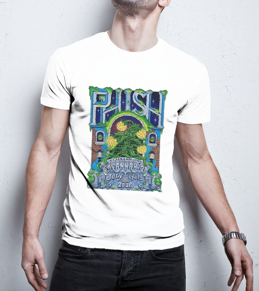 Phish Enmarket Arena Savannah Georgia July 14 15 2026 T-Shirt
