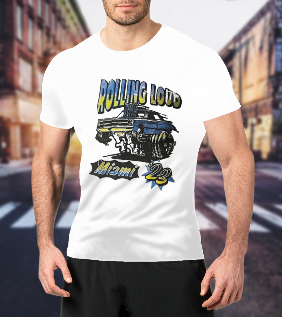 Rolling Loud Miami 2023 Hydraulics Vintage Car T-Shirt