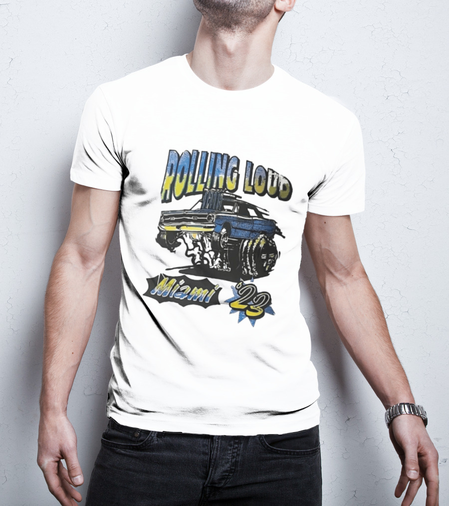 Rolling Loud Miami 2023 Hydraulics Vintage Car T-Shirt