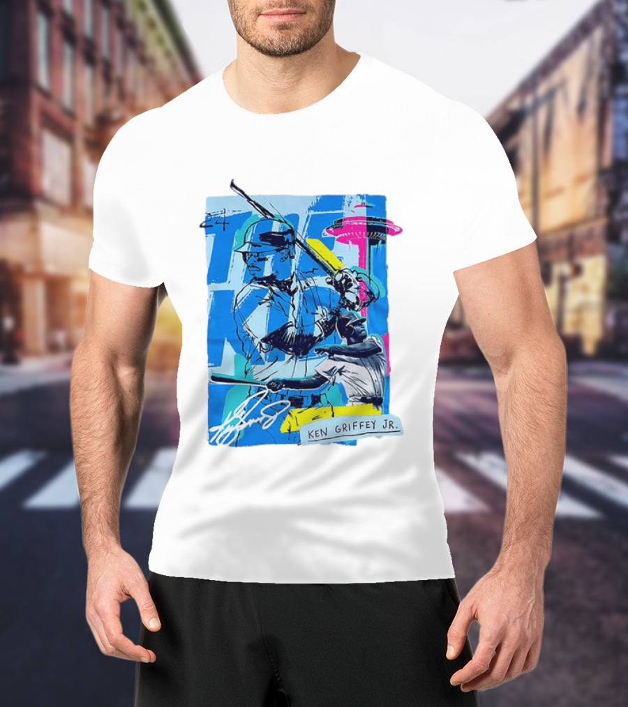 Ken Griffey Jr Seattle Mariners Baseball Legend T-Shirt