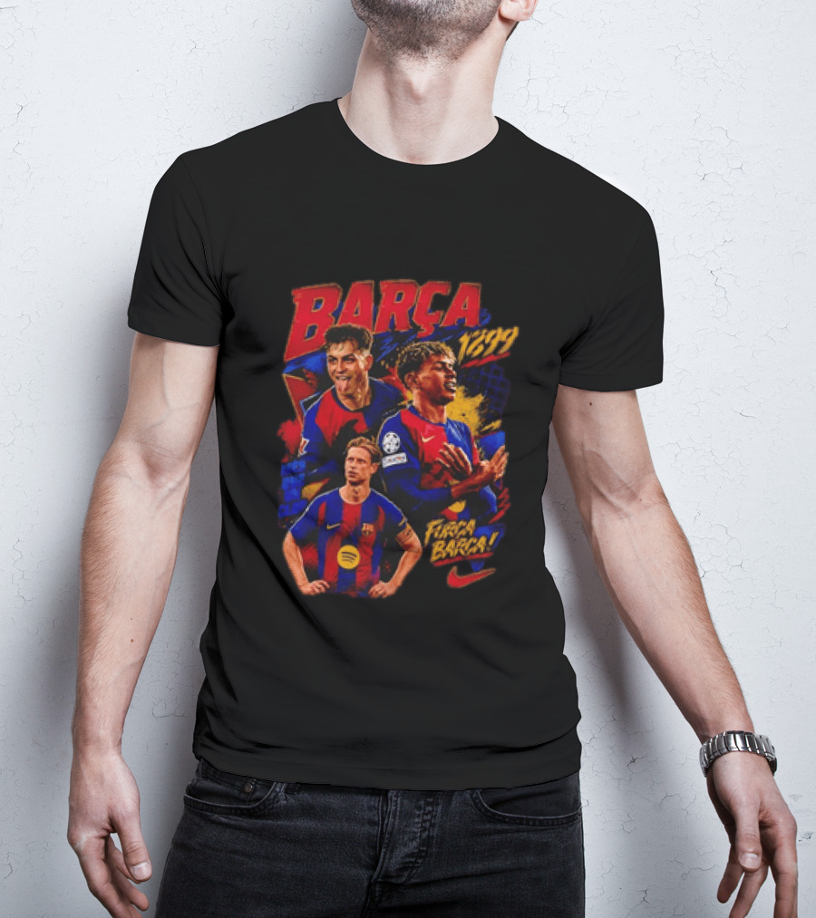 Barça 1899 Força Barça Soccer Pride Sports T-Shirt