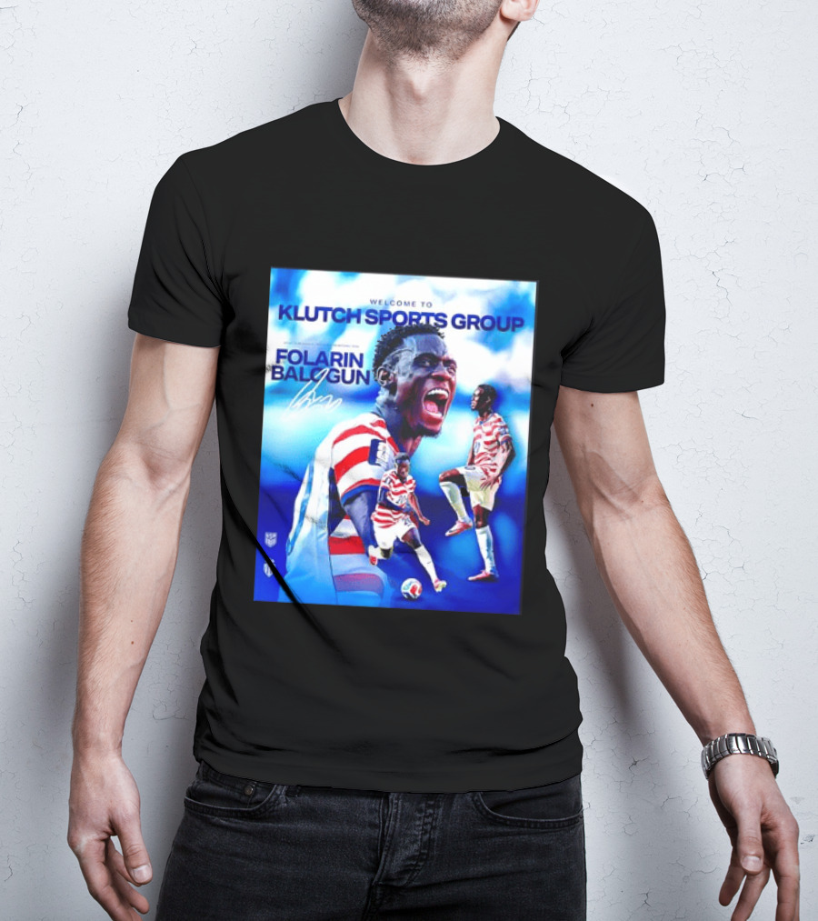 Folarin Balogun USMNT Monaco Welcome To Klutch Sports Group T-Shirt