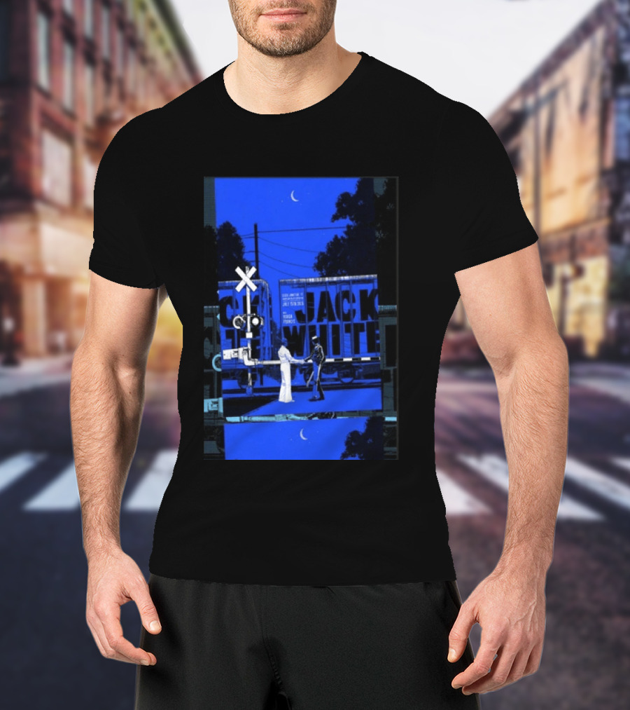 Jack White Jul 15 2026 Toronto Concert Railway Crossing T-Shirt