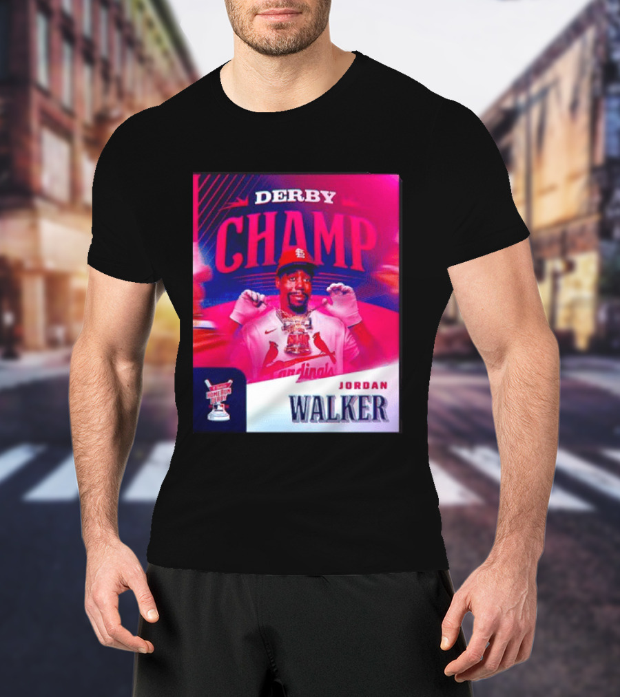 Jordan Walker St Louis Cardinals Home Run Derby Champ 2026 T-Shirt
