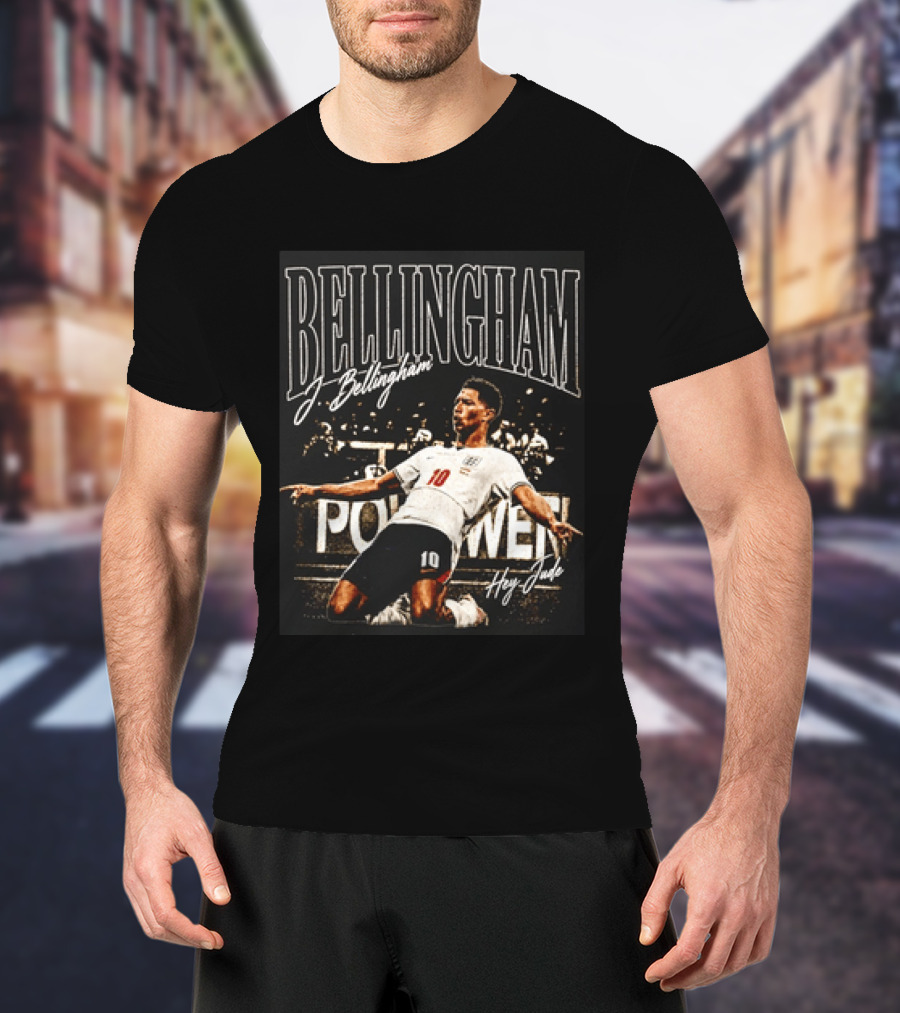 Bellingham J. Bellingham Hey Jude Football Power No. 10 T-Shirt