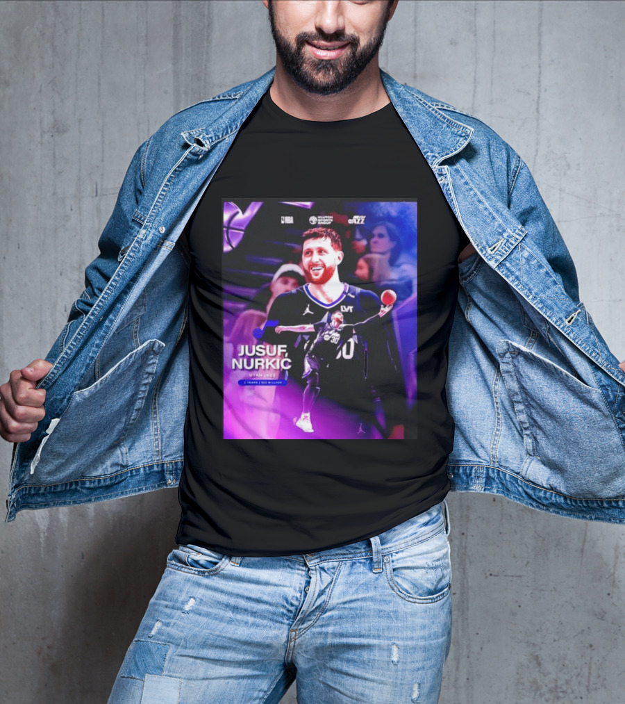 Jusuf Nurkić NBA Utah Jazz Contract 2 Years 22 Million T-Shirt