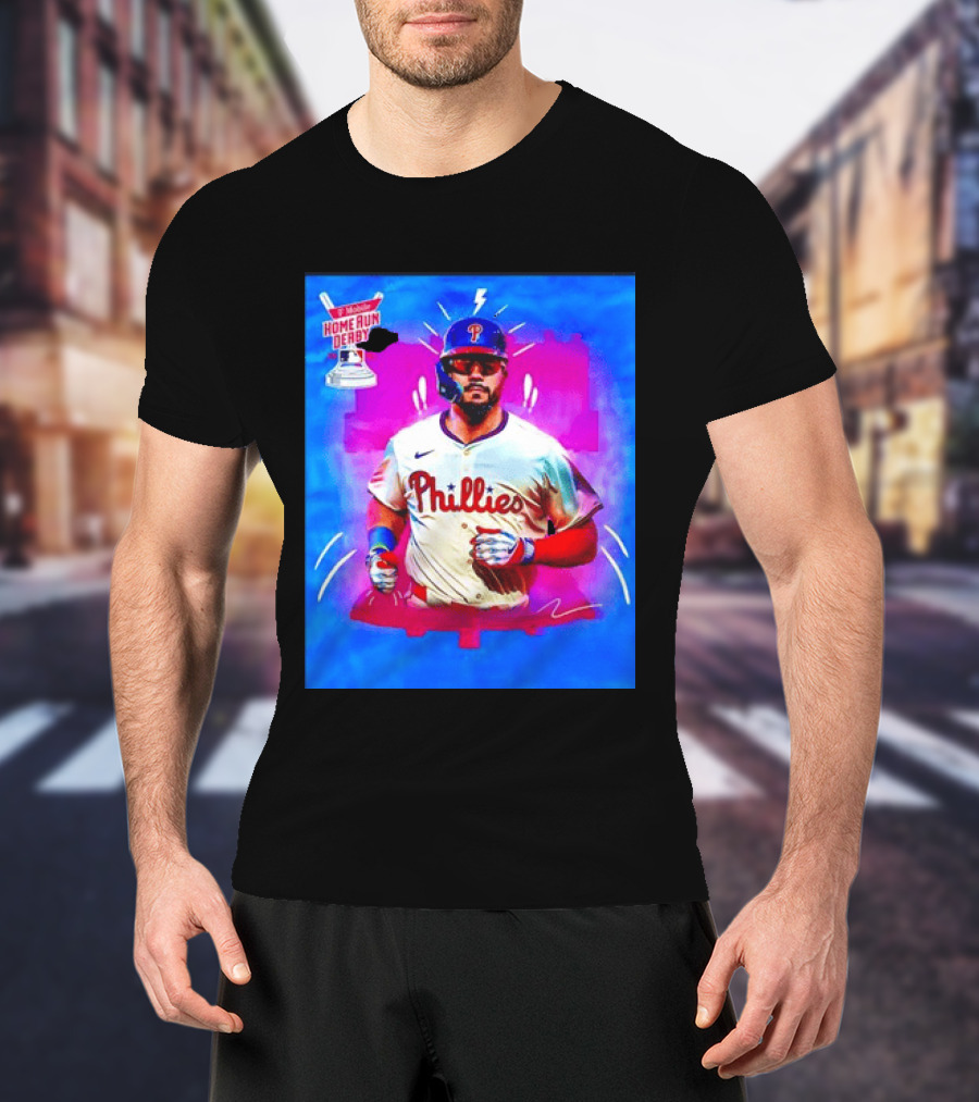 Philadelphia Phillies Kyle Schwarber 2024 Mobile Home Run Derby Highlights T-Shirt
