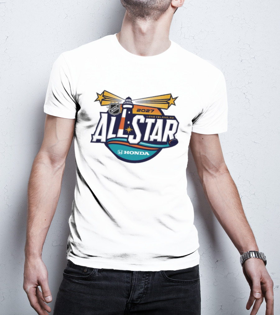 2027 NHL All Star Long Island Honda Lighthouse Stars T-Shirt