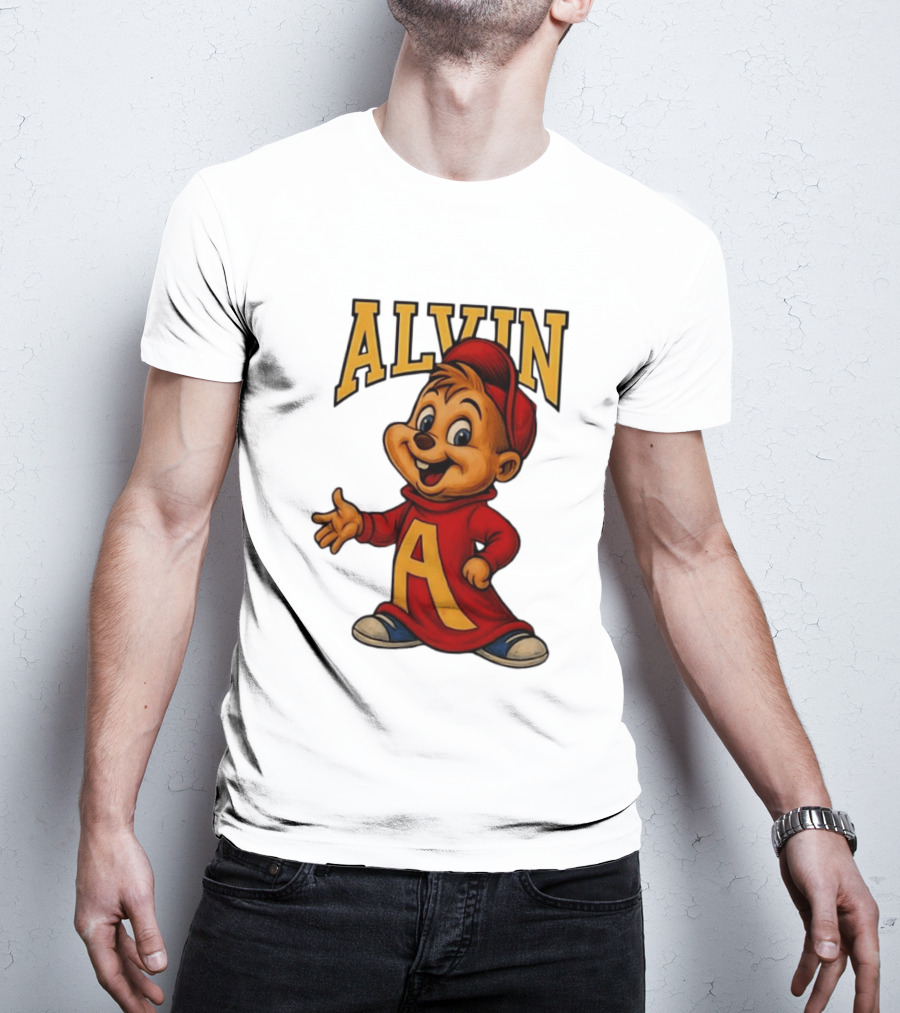 Alvin And The Chipmunks Alvin Character With Standing A T-Shirt