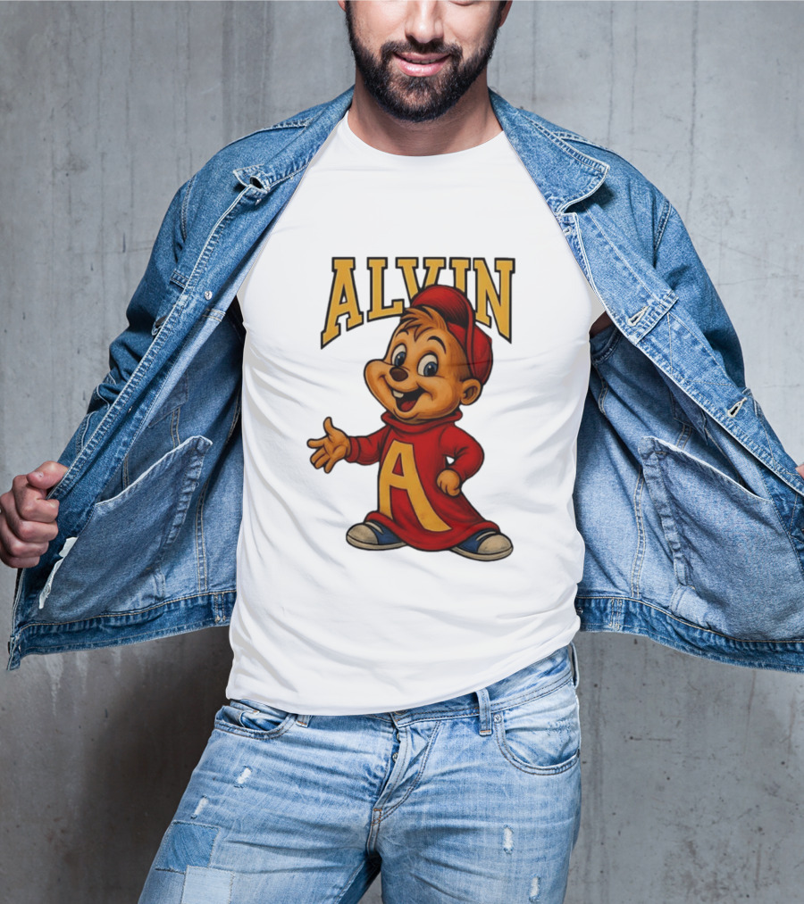 Alvin And The Chipmunks Alvin Character With Standing A T-Shirt