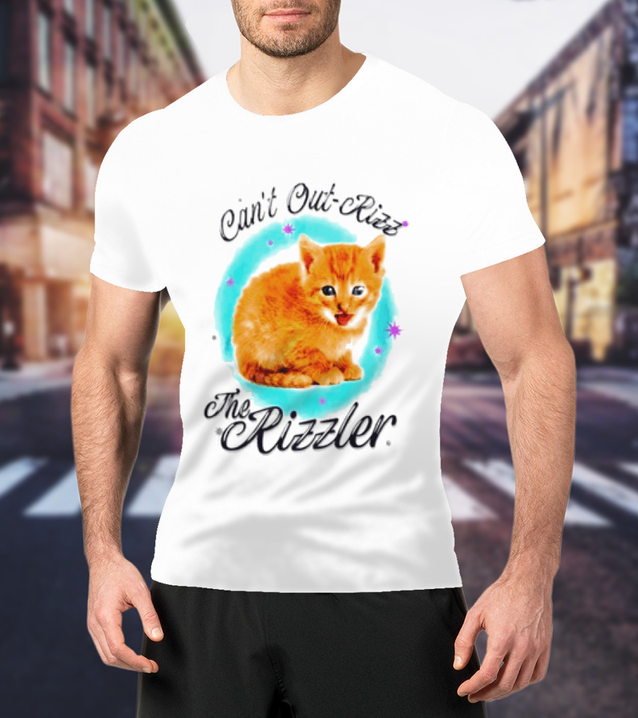 Can't Out Rizz The Rizzler Cat T-Shirt