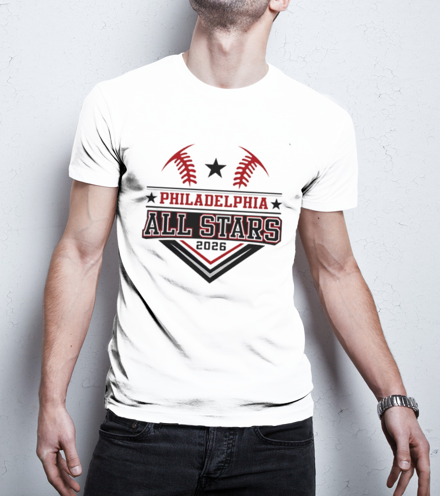 Philadelphia All Stars 2026 Baseball Star T-Shirt