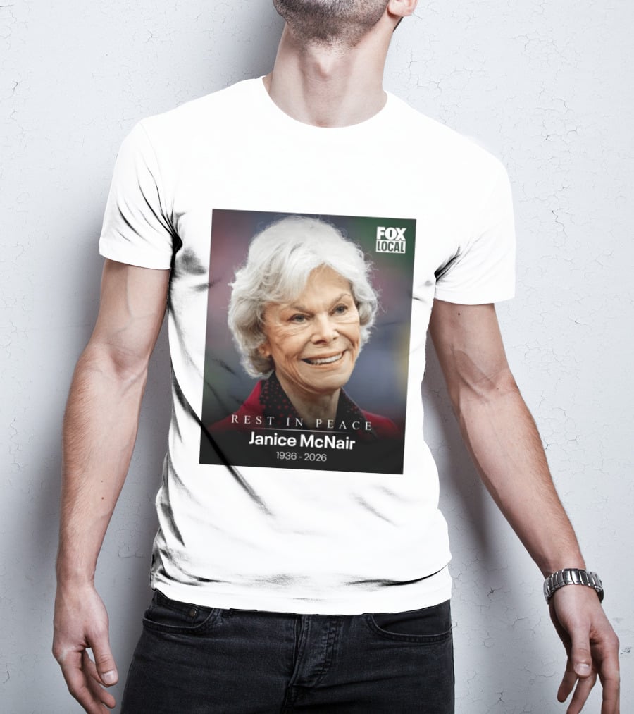 Rest In Peace Janice McNair 1936 2026 FOX Local Memorial T-Shirt