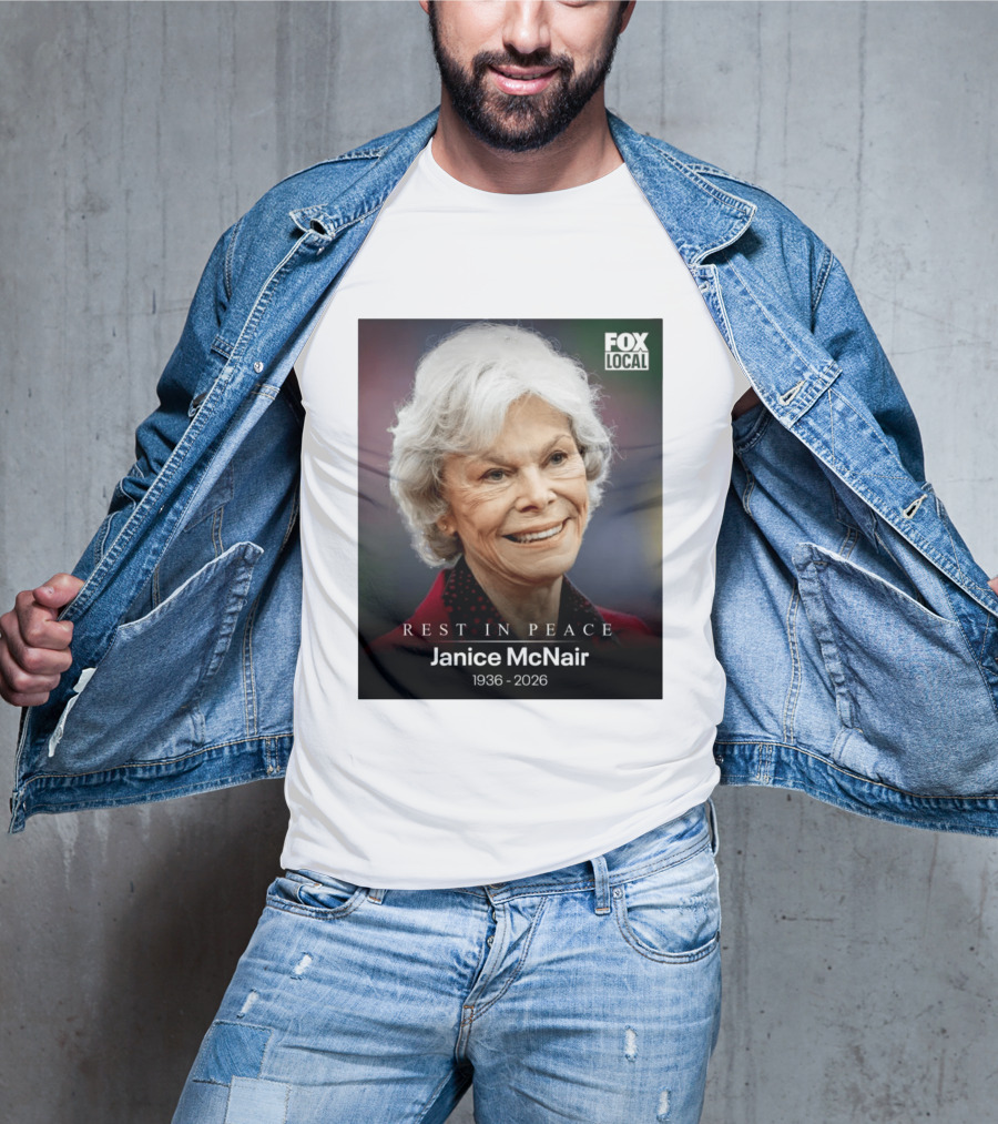 Rest In Peace Janice McNair 1936 2026 FOX Local Memorial T-Shirt