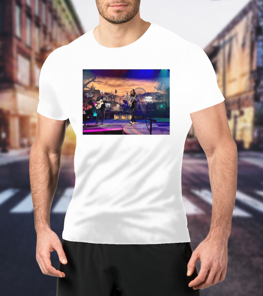 Fifty Something Rock Canada Rush Alex Lifeson Geddy Lee Thank You Texas Concert Memories T-Shirt