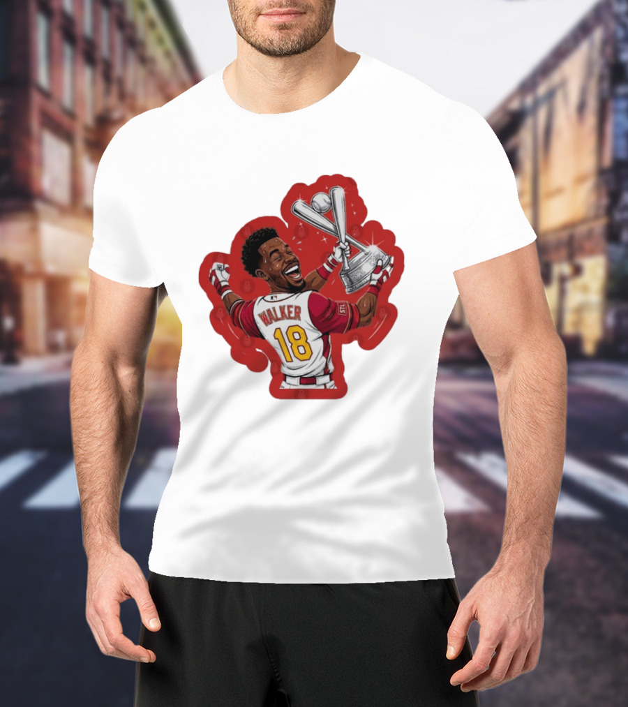 Jordan Walker 18 You Dont Boo Nobodies STL Victory Baseball Trophy T-Shirt