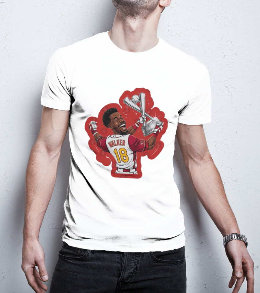 Jordan Walker 18 You Dont Boo Nobodies STL Victory Baseball Trophy T-Shirt