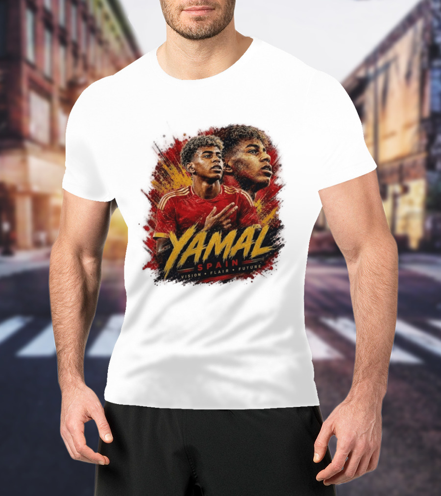 Yamal Spain Vision Flair Future Football T-Shirt