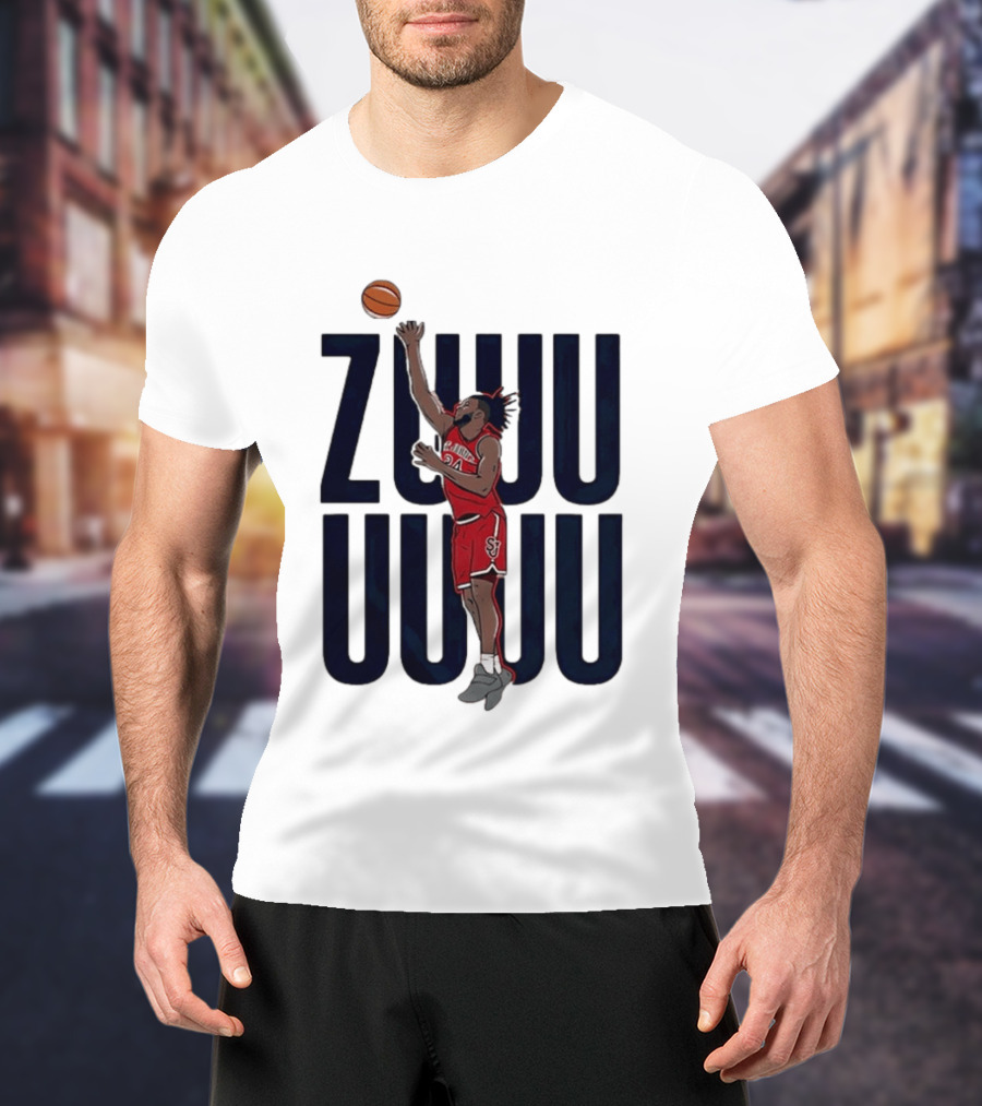 St John's Red Storm Zuby Ejiofor Basketball Caricature T-Shirt