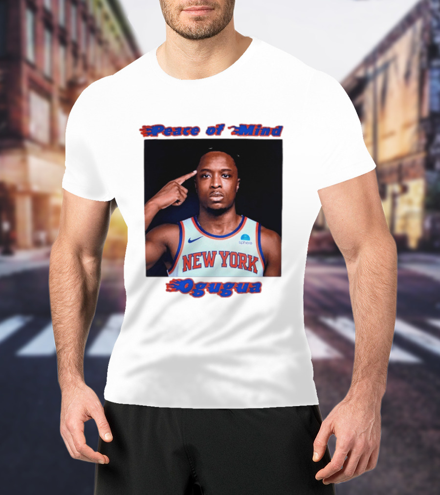 New York Knicks Basketball OG Anunoby Peace Of Mind Ogugua 2026 T-Shirt