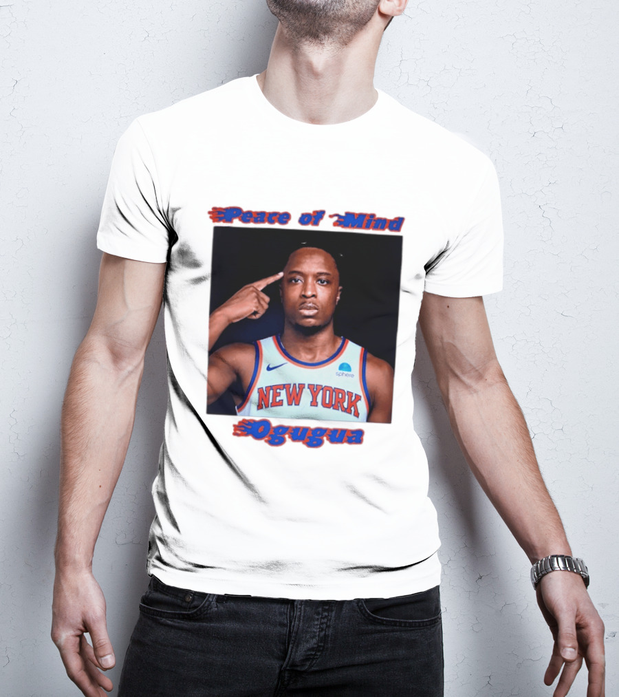 New York Knicks Basketball OG Anunoby Peace Of Mind Ogugua 2026 T-Shirt