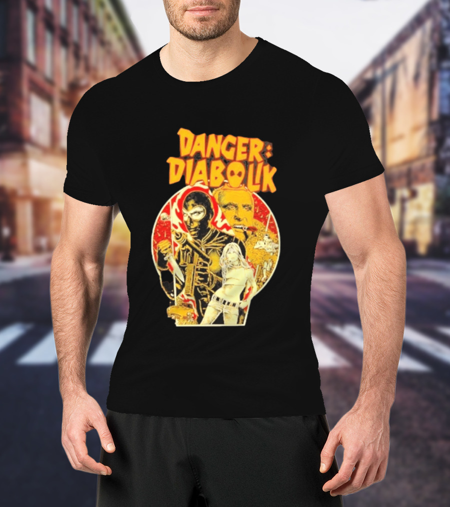 Danger Diabolik Italian Comic Mario Bava T-Shirt