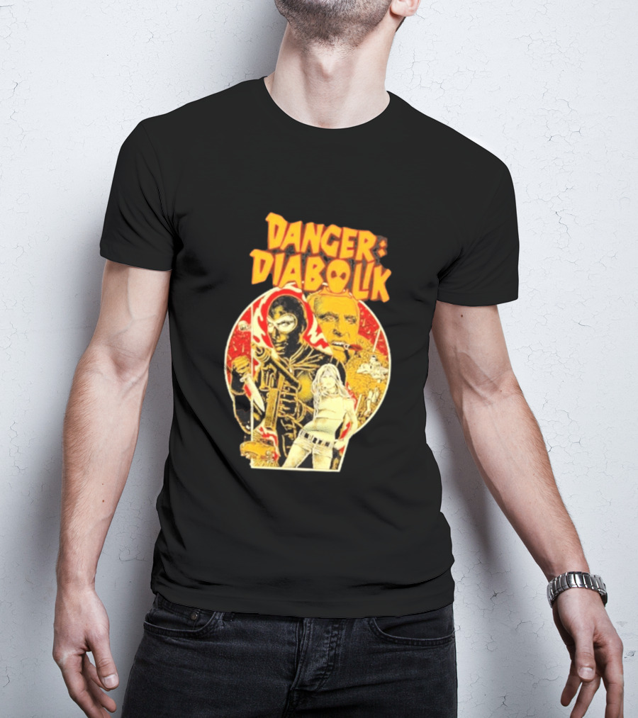 Danger Diabolik Italian Comic Mario Bava T-Shirt