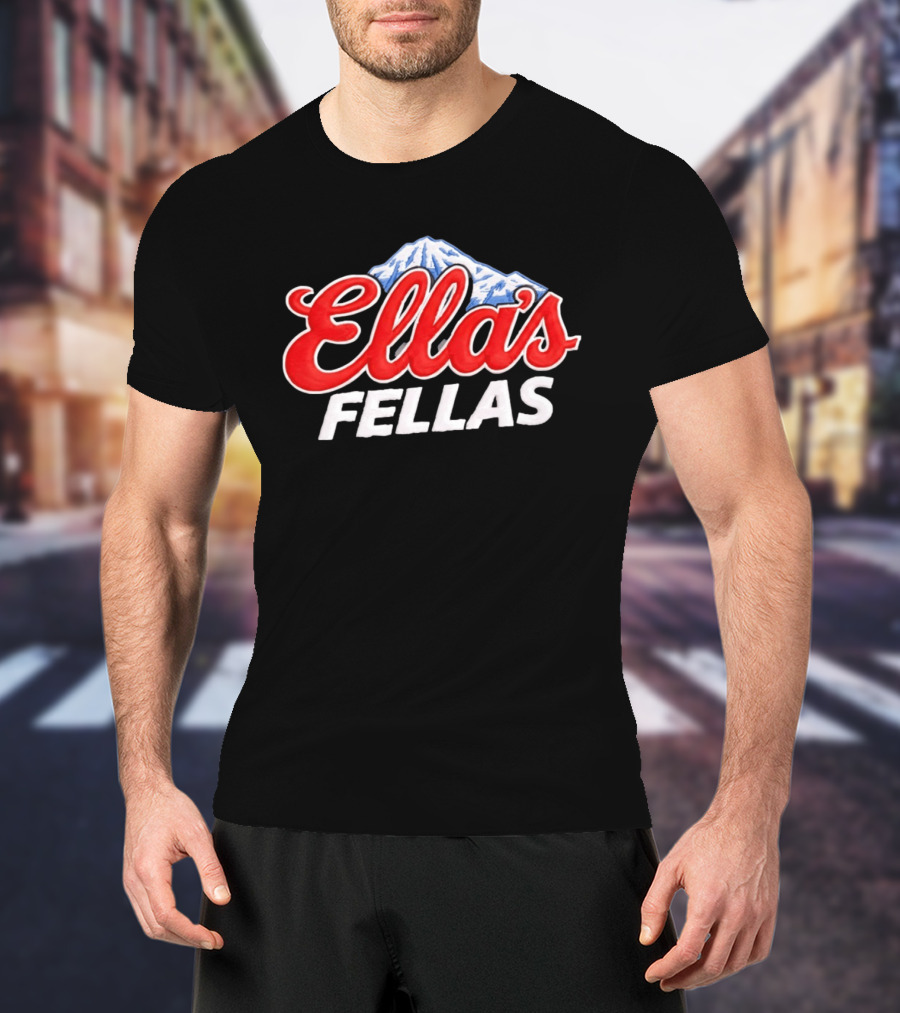 Ella's Fellas Mountain Country Music Lover T-Shirt