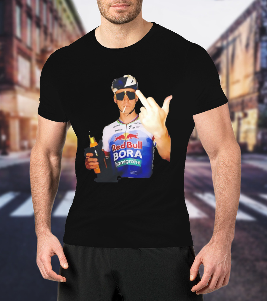 Remco Evenepoel Red Bull BORA Hansgrohe Smoking Gesture T-Shirt