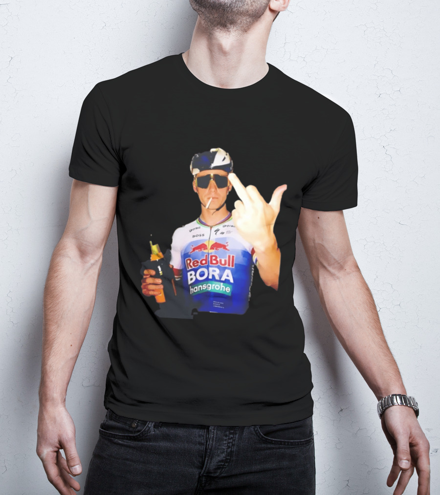 Remco Evenepoel Red Bull BORA Hansgrohe Smoking Gesture T-Shirt
