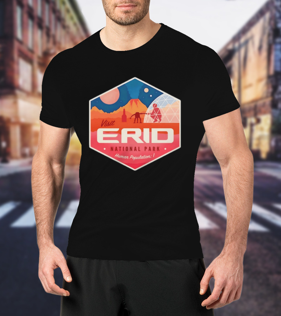 Rocky Alien Tau Ceti Visit Erid National Park Project Hail Mary Human Population One T-Shirt