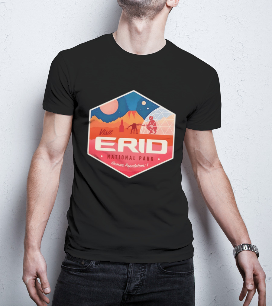 Rocky Alien Tau Ceti Visit Erid National Park Project Hail Mary Human Population One T-Shirt