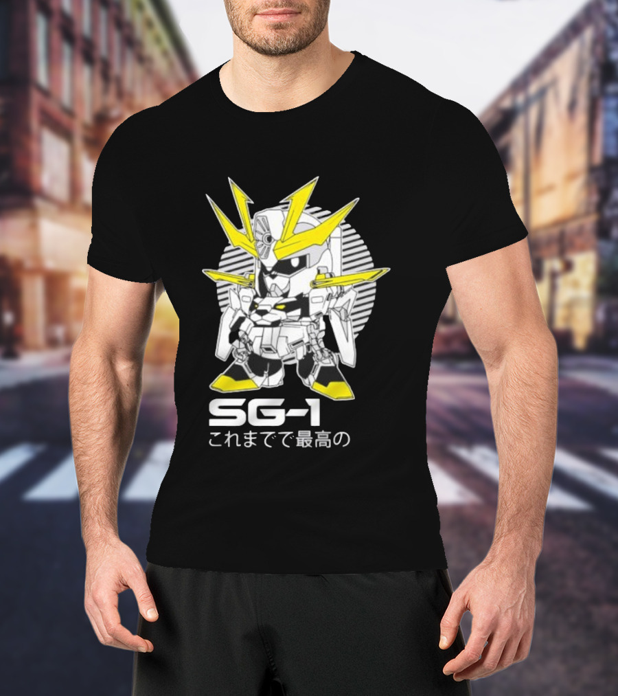 SG 1 Gundam Chibi Mecha Anime T-Shirt