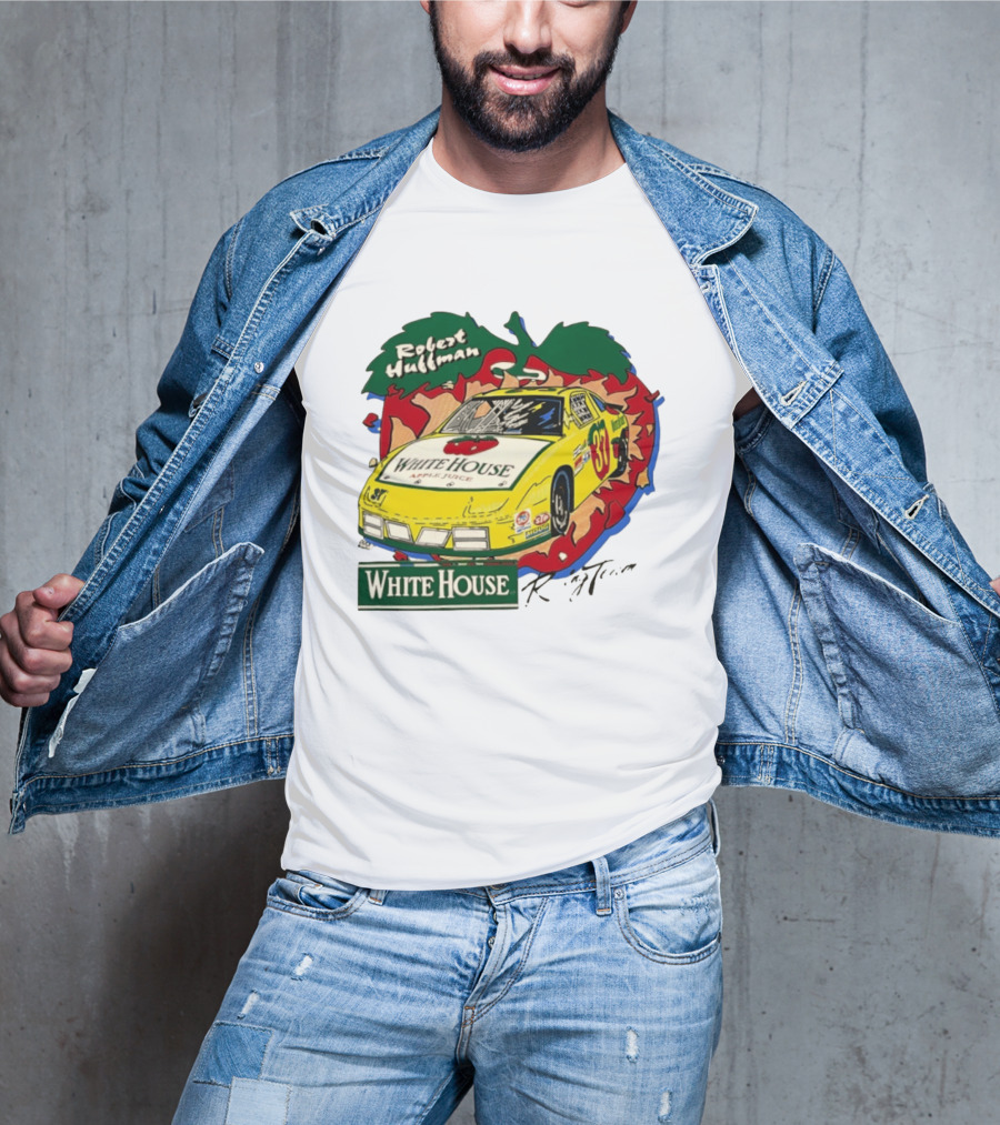 1996 Robert Huffman White House Apple Juice #37 Goody's Dash Series Car Racing T-Shirt